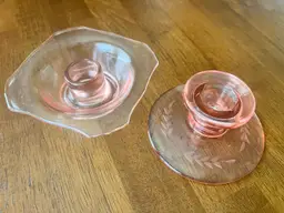 Pretty in Pink Candle Holders