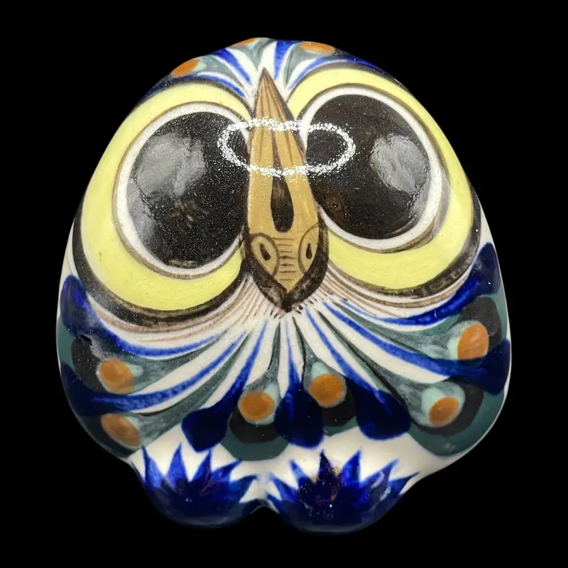 Tonala Owl San Antonio, TX Souvenir Signed Guate F.P.