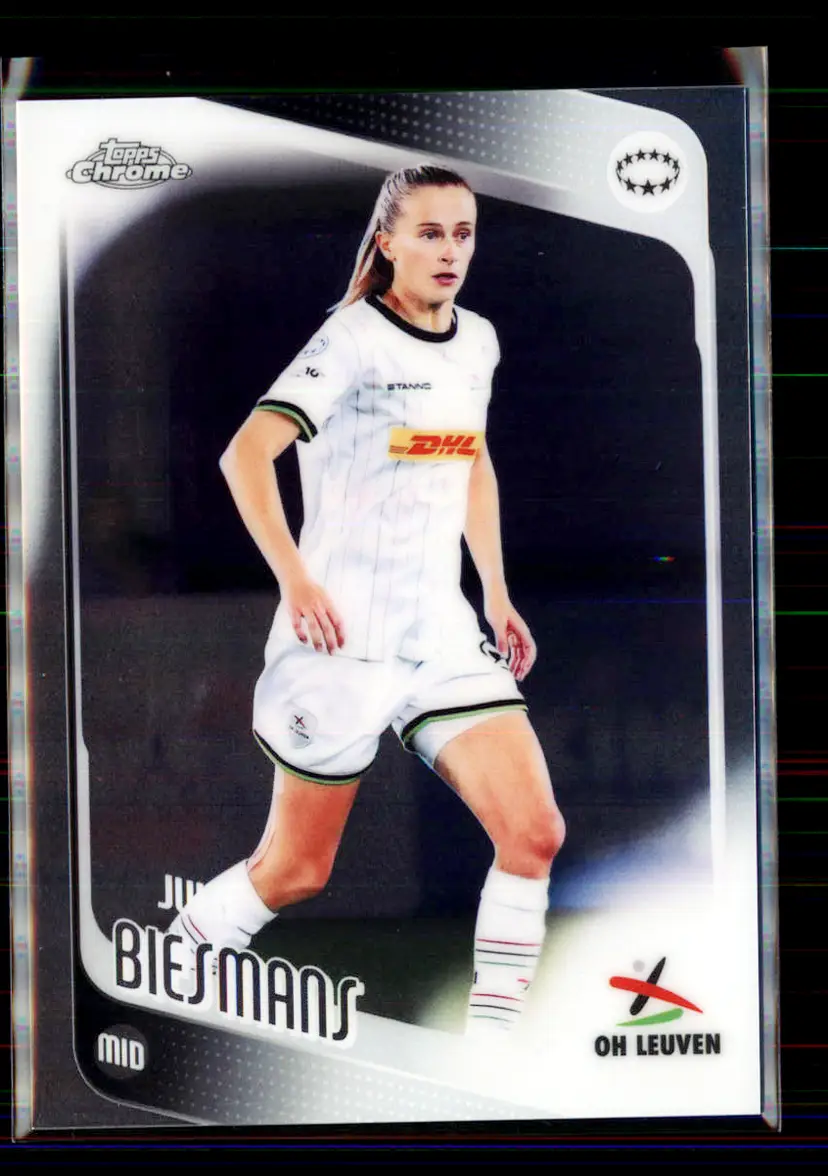 Julie Biesmans 2025-26 Topps Chrome UEFA Women's Champions League #50 - (145) - Oud-Heverlee Leuven