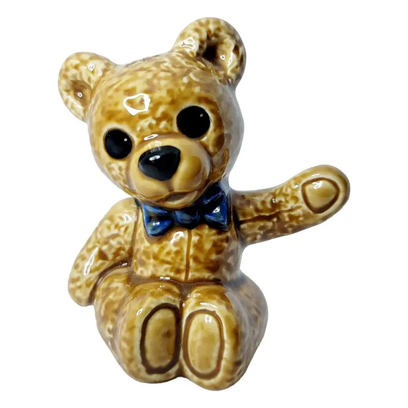 Vintage Signed Goebel W Germany Porcelain Bear Figurine 3.5" Tall #36540