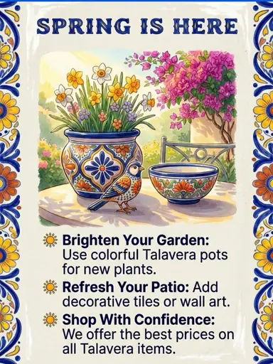 Brand New Talavera Pottery Inventory!!!