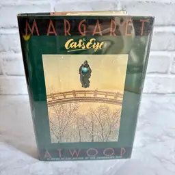Vintage 1989 “Cat's Eye” by Margaret Atwood Hardcover with Dust Jacket First Edition