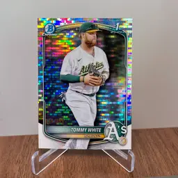Tommy White (Athletics) 2025 Bowman Chrome 1st Bowman Pulsar Refractor /399
