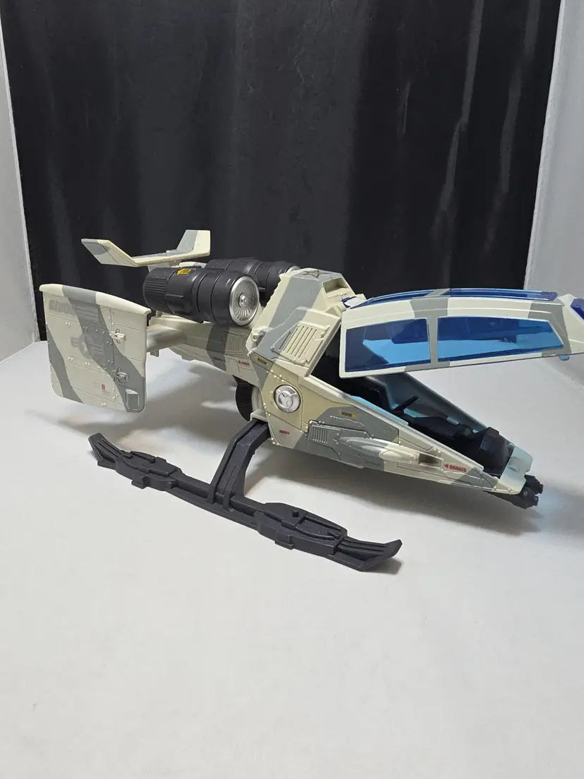 GI Joe 50th Anniversary Ghost Hawk Vechicle 'Battle Below Zero' Incomplete (AB)
