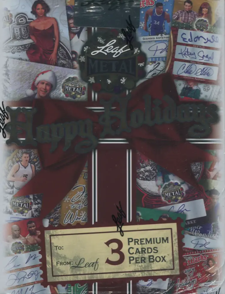 2025 Leaf Metal Happy Holiday, Hobby Box (Personal Rip) Releases 12/12