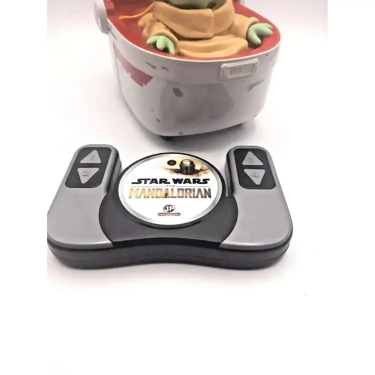 Disney Star Wars Mandalorian Grogu Hover Pram Remote Radio Control Toy Works