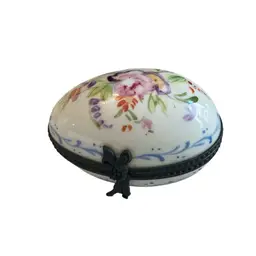 Limoge Porcelain Egg Trinket Box