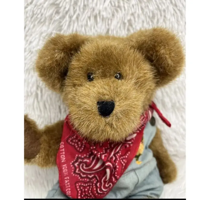 Vintage Retired Boyds Teddy Bear “Jeb McDonald” Had a Farm.