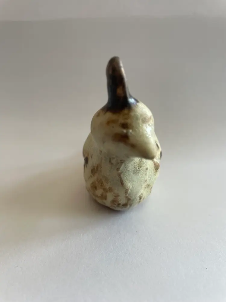 Pottery Quail Bead