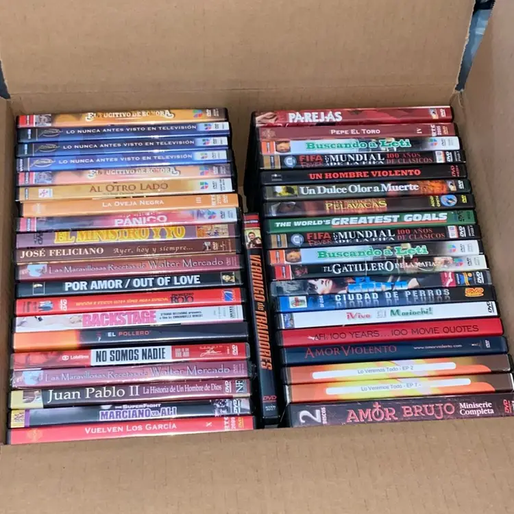 Lot Of 40+/- Preowned DVDs, Mainly In Spanish
