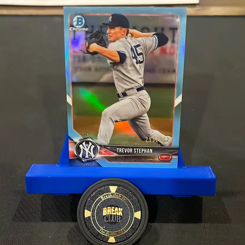 Trevor Stephan - 2018 Bowman Chrome A 290/402 Blue - New York Yankees 