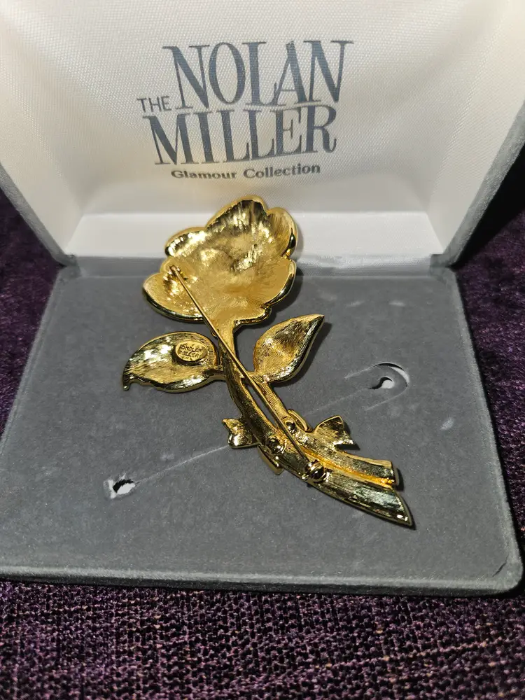 Nolan Miller Floral Brooch