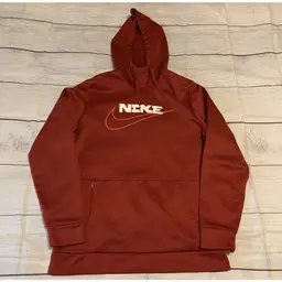 Nike Therma Fit Mens Size Medium Hoodie Sweatshirt Burgundy Red DD1766-690