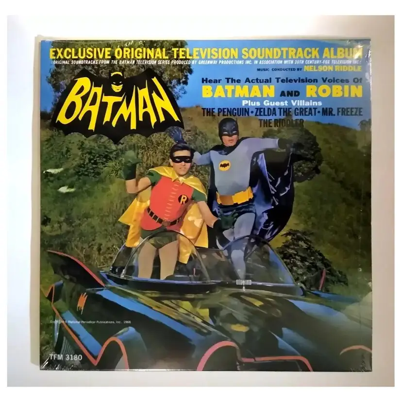 Batman Vinyl LP Record Television Soundtrack Album Nelson Riddle 2014 Jazz Rock