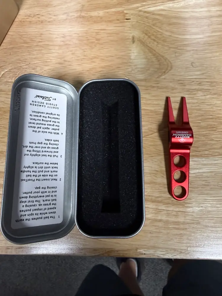 Scotty Cameron Pivot Tool With Tin Red From The Studio