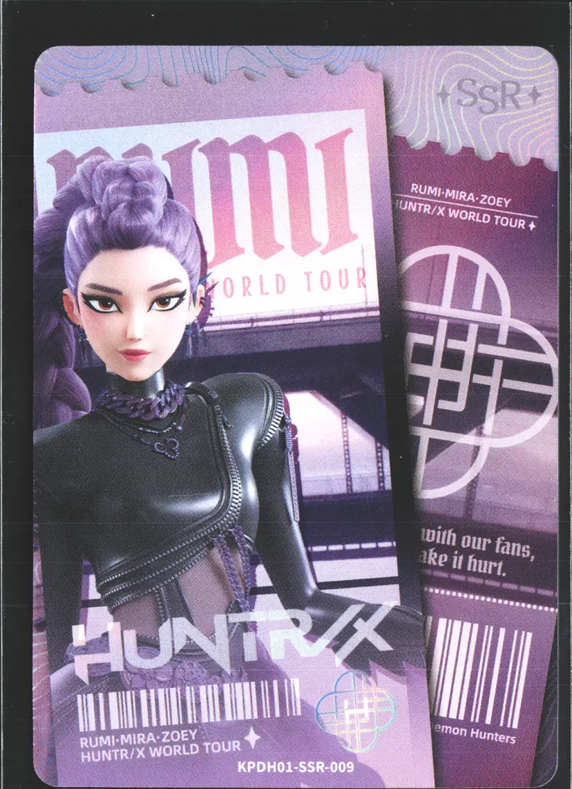 Rumi Trading Card SSR Foil KPop Demon Hunters 2026 Kayou Huntrx