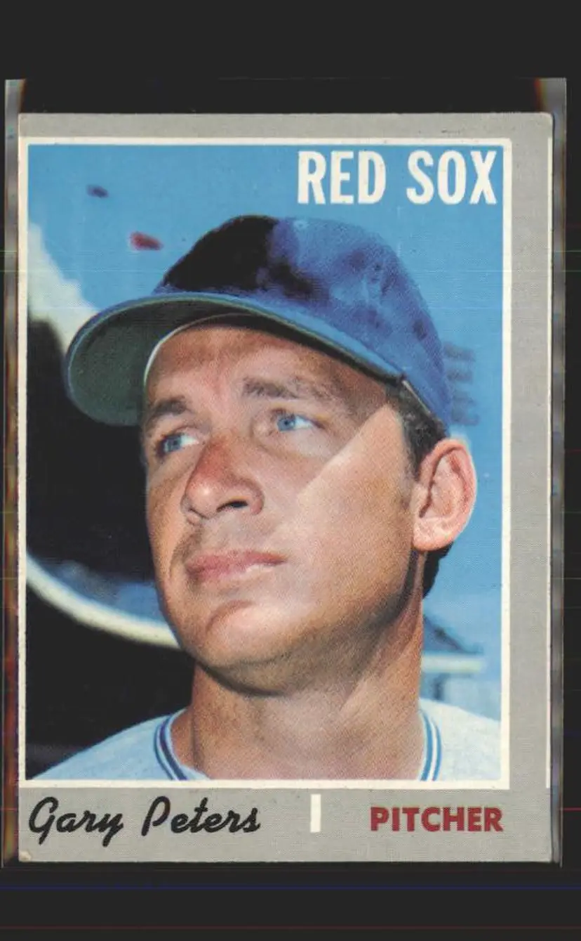 Gary Peters 1970 Topps #540 - (pk6) - Boston Red Sox