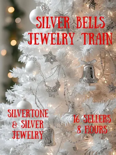 Silver Bells Train Sterling And Silver Tone Jewelry 