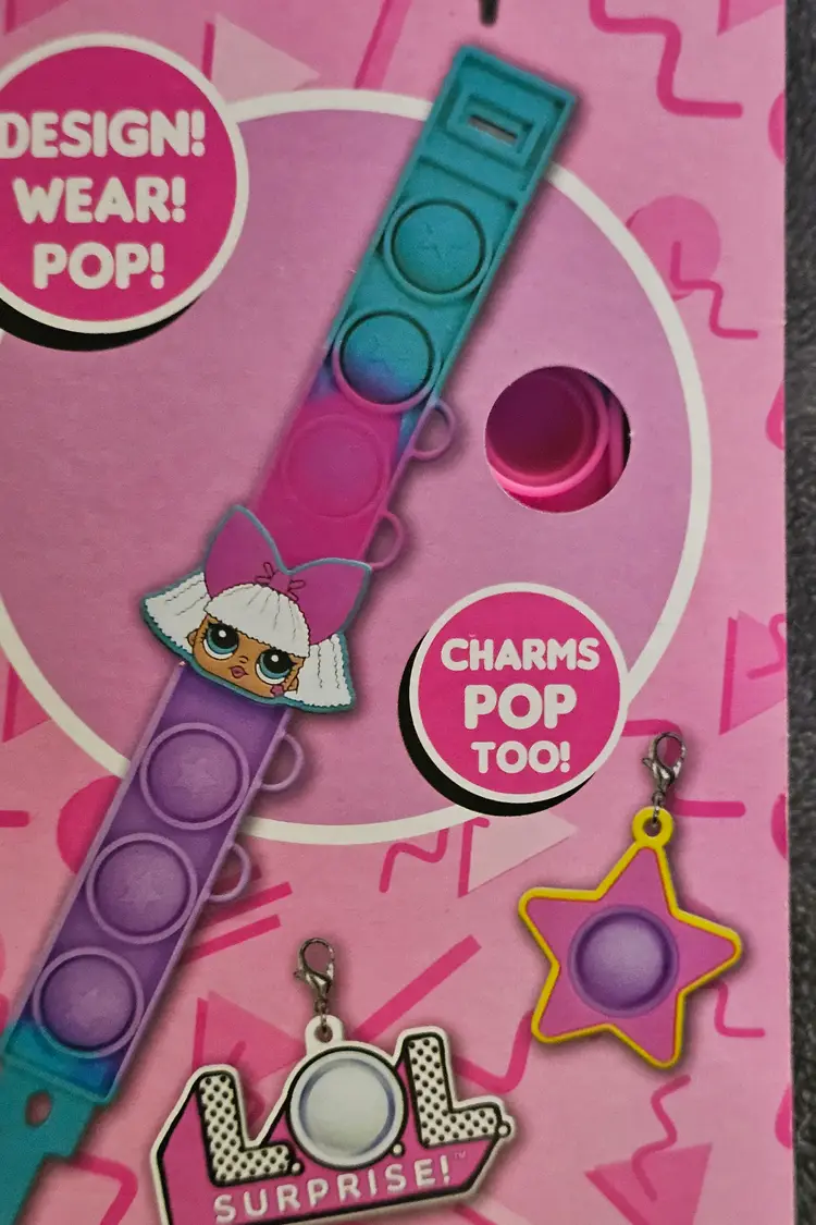 LOL Surprise Bracelet, Charms Jewelry Pop-Eeze Activity Sensory - Easter - Gift