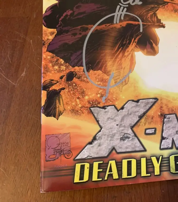 X Men Deadly Genesis #1 Quesada Variant 1st Appearance Vulcan Marvel 2006 Signed