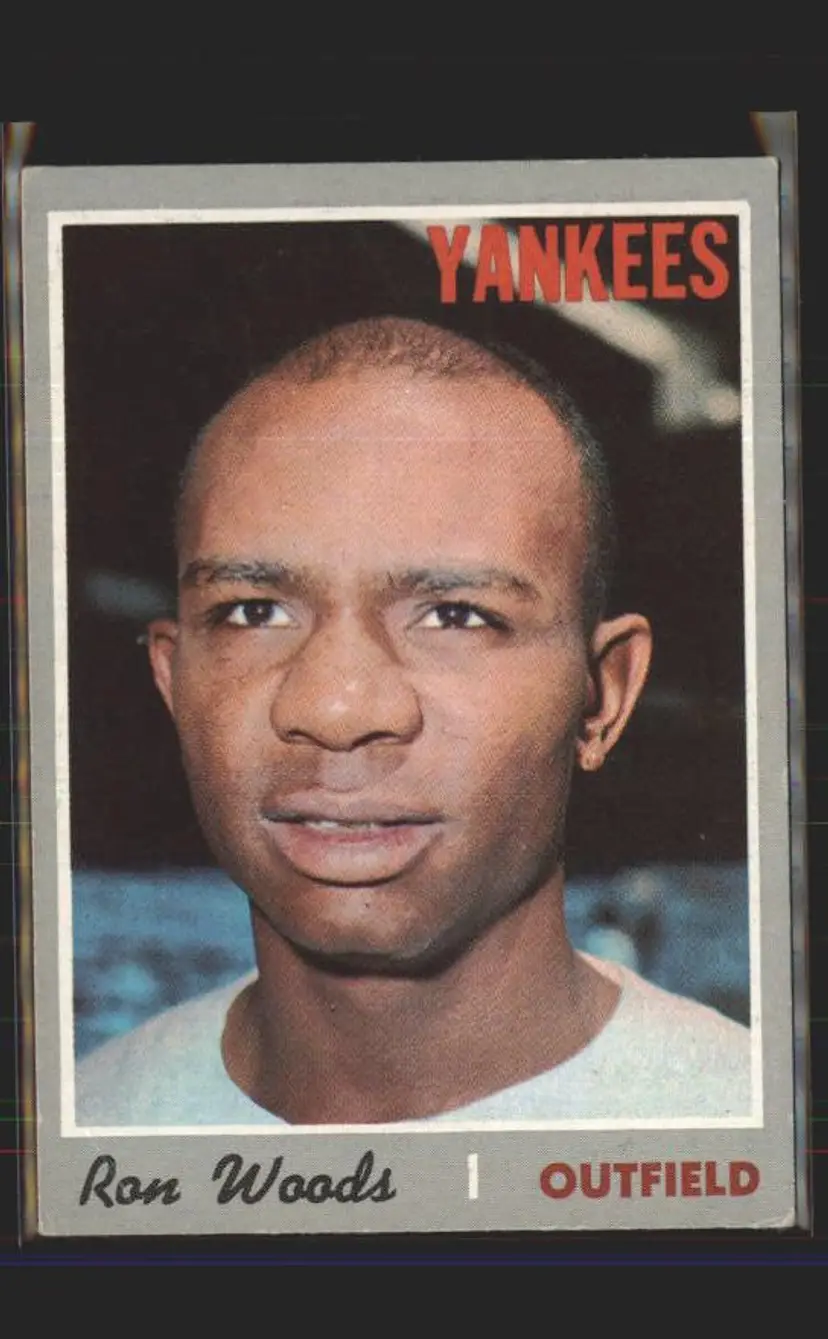 Ron Woods 1970 Topps #253 - () - New York Yankees