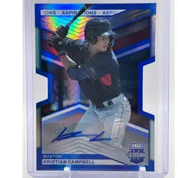 2023 Elite Extra Edition Signatures Aspirations Die-Cut Kristian Campbell/66 - Boston Red Sox