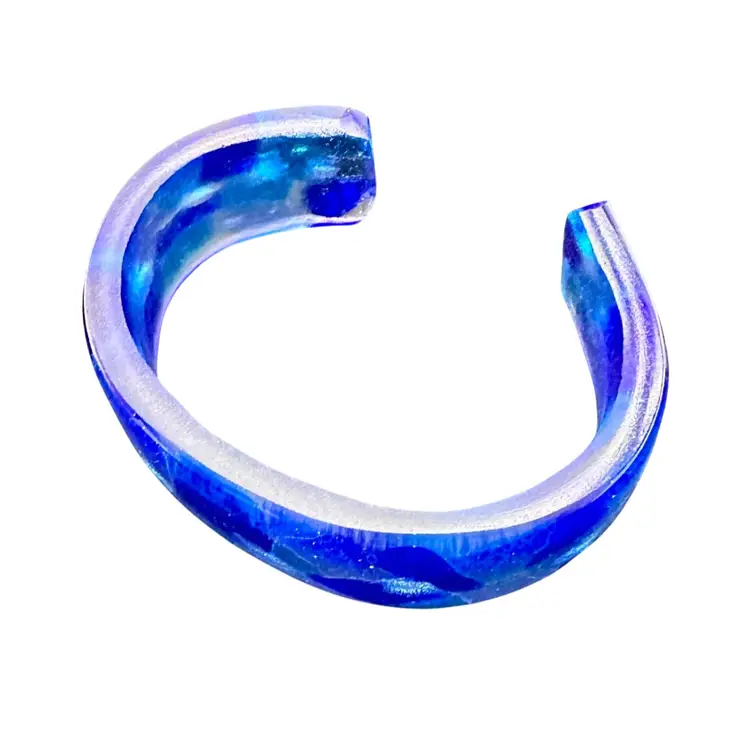 Boho Beautiful Handmade Glass Bracelet 7.5 inches