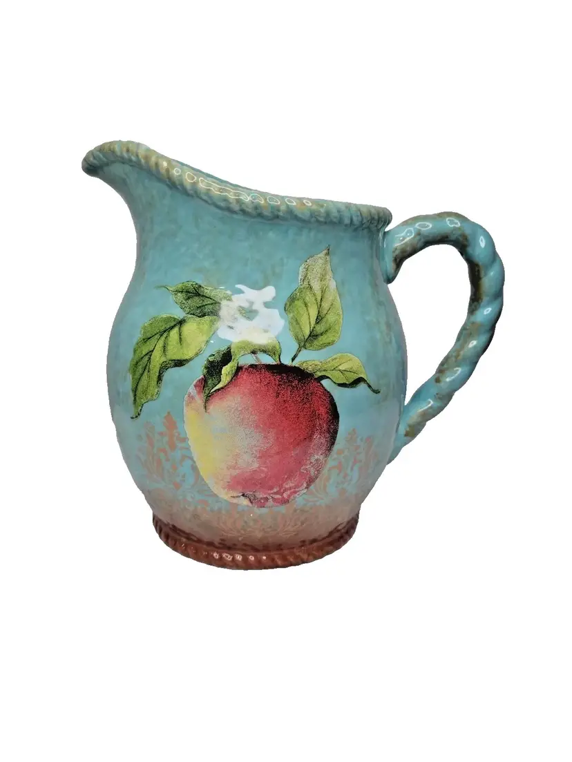 Certified International Corp "Rustic Fruit" Pitcher NWT