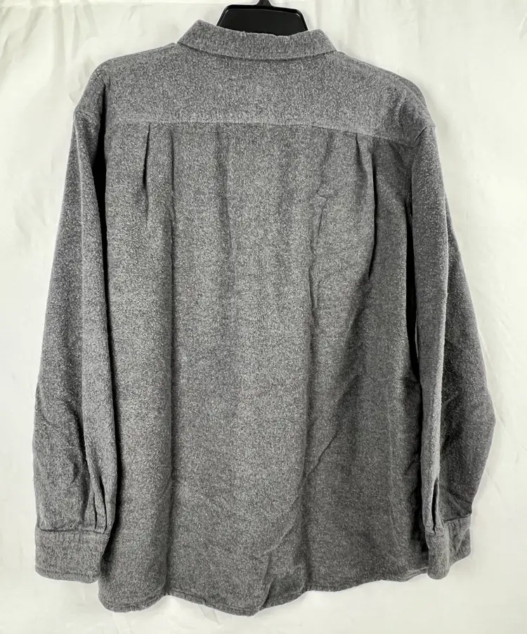 Schmidt Workwear Gray Cotton Flannel Shirt Men’s 2XT Tall