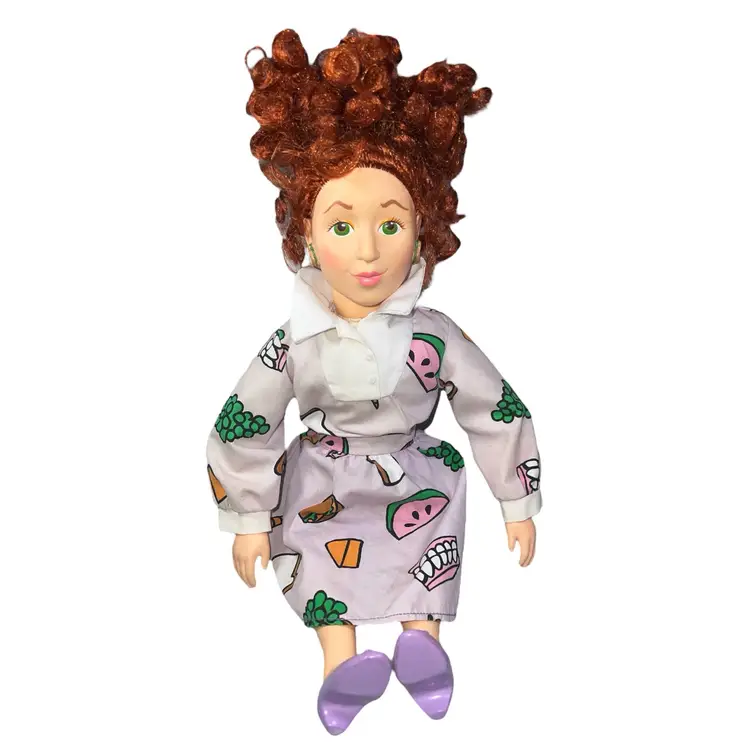 VINTAGE 1995 Kenner Miss Ms Frizzle 17" Red Hair Doll The Magic School Bus Toy