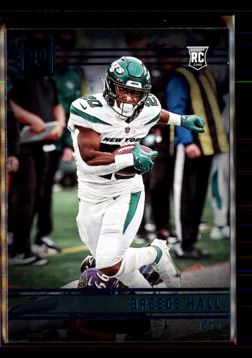 Breece Hall 2022 Panini Chronicles Football Teal Panini #PA-11 - (113) - New York Jets