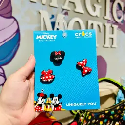Minnie Mouse Croc Charms
