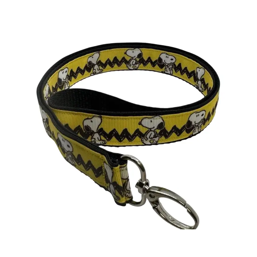 Keychain Lanyard Key Holder Snoopy Peanuts Character NEW Handmade 18”