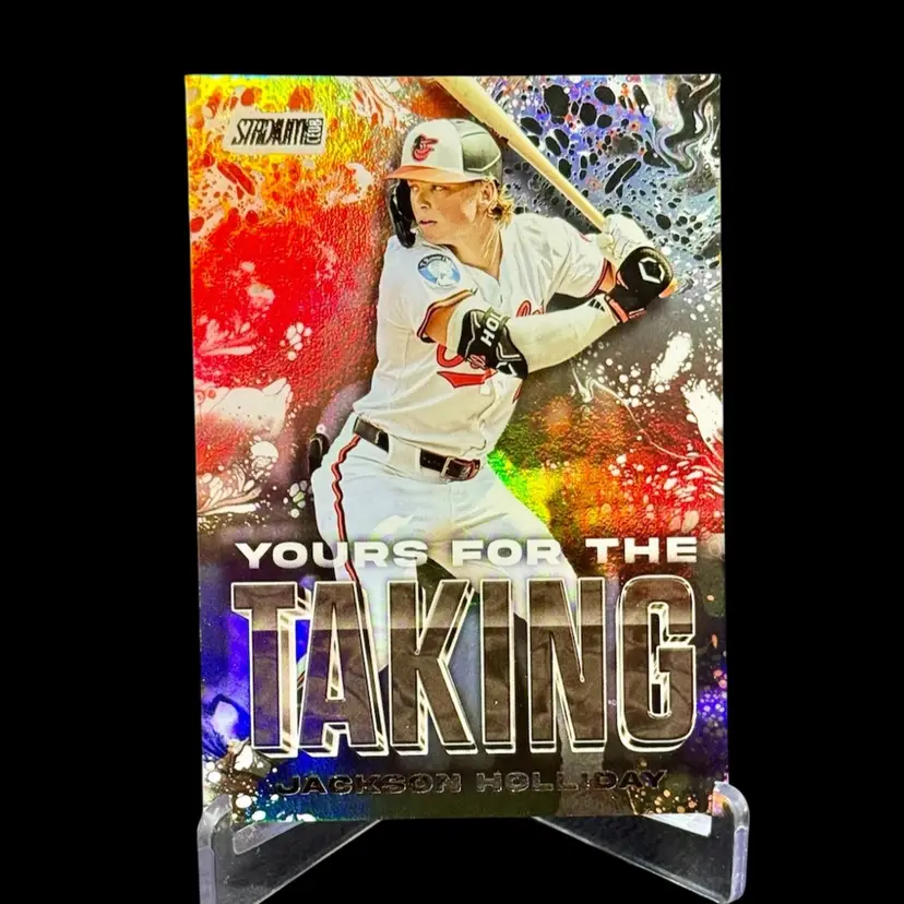Jackson Holliday 2023 Bowman Sterling 'Yours For The Taking' Baltimore Orioles