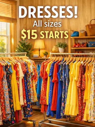 Miss the Dress Show Yesterday? We’re doing it again! Plus Tops!