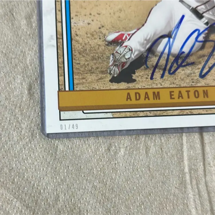 2017 Topps National Adam Eaton Auto 01/49 # 283