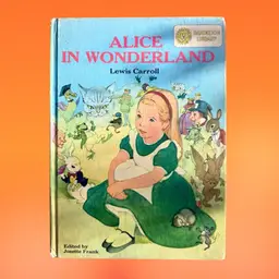 1950’s Vintage MCM DANDELION LIBRARY Alice in Wonderland + Peter Pan HC BOOK
