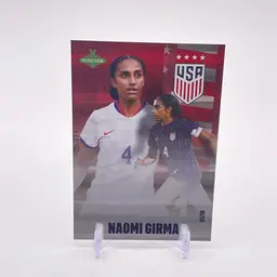 2025 Parkside NWSL Club and Country Red Foil Naomi Girma 5/10 - USWNT & Chelsea - Soccer Card