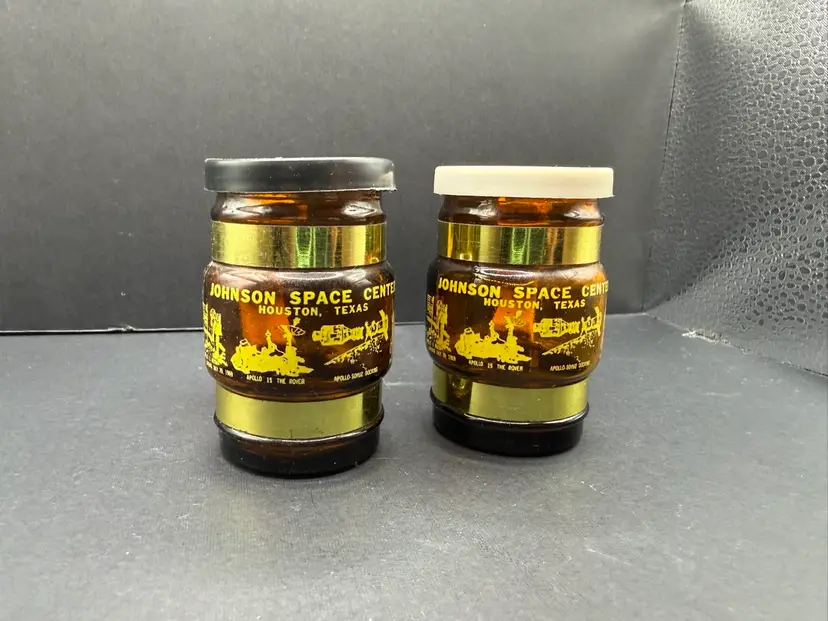 Vintage Souvenir Space center Salt And Pepper 3”