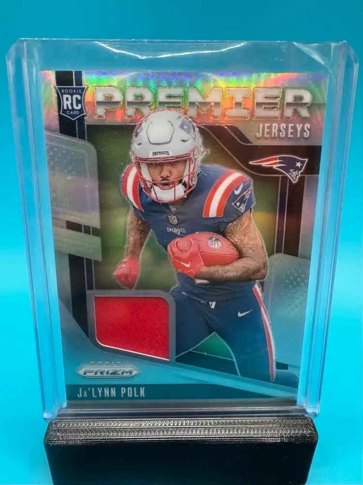 Ja’Lynn Polk Prizm Premier Jerseys Silver RC New England Patriots