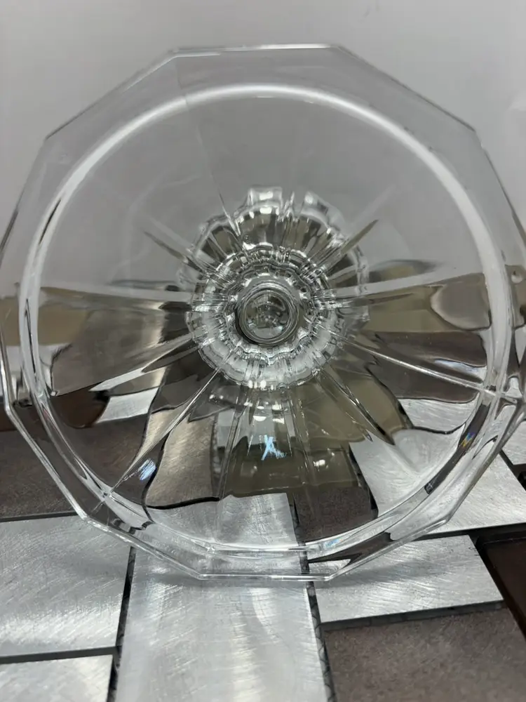 Vintage Crystal 2 Piece Fairy Light Style Candle Holder