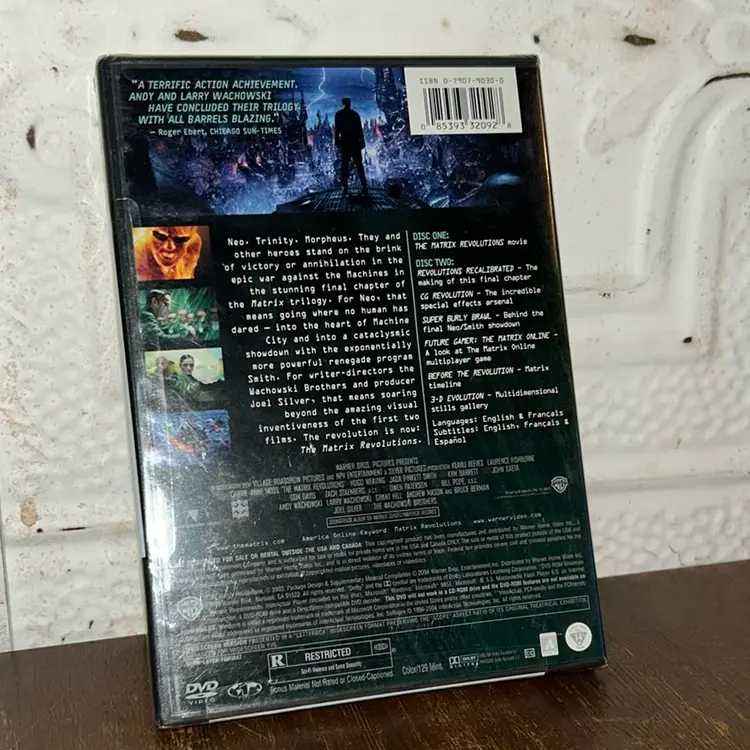 Matrix revolutions, two disc wide screen, edition DVD