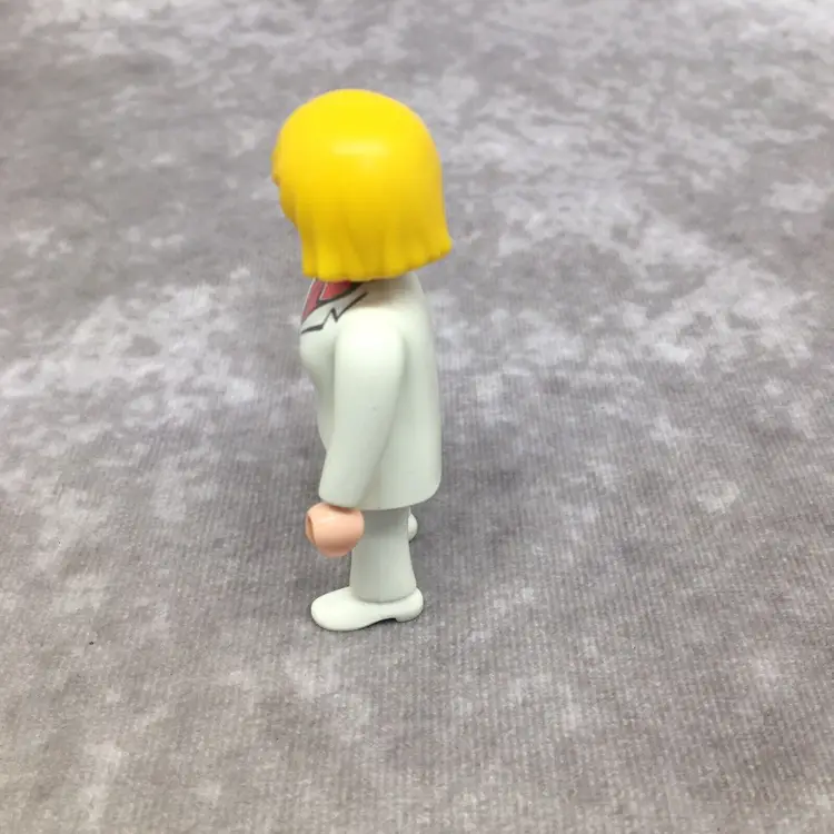 Playmobil 6687 Female Figure White Suit, Short Blond Hair