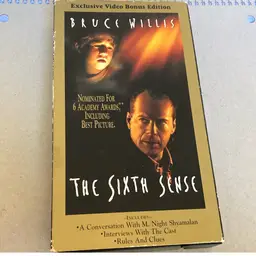 The Sixth Sense Vhs