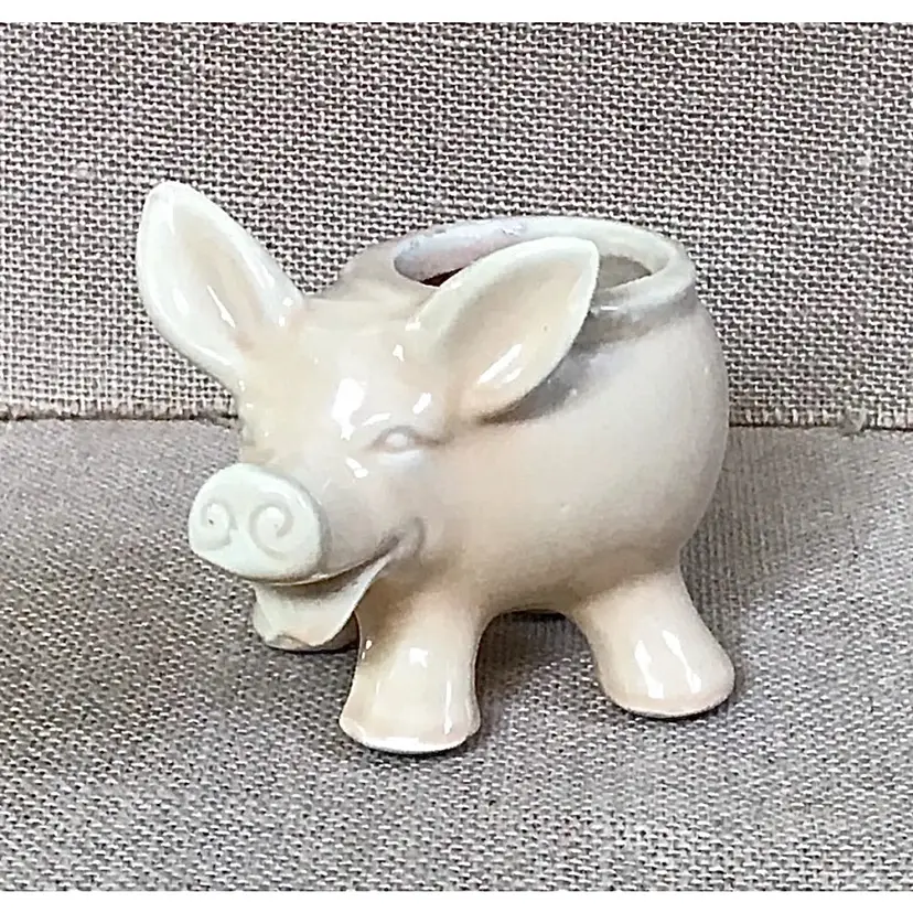 Vintage Pig Succulent Planter Kitsch Whimsical Farm Core Farmhouse Cottagecore