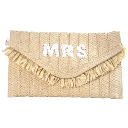 BTB Los Angeles Mrs Straw Clutch