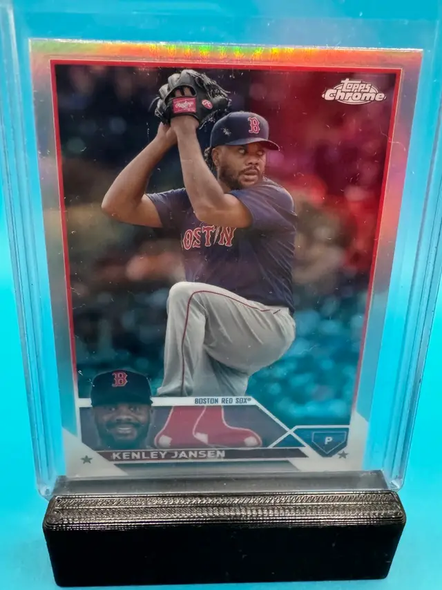 Kenley Jansen Topps Chrome Refractor Boston Red Sox
