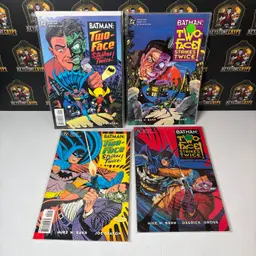 Batman Two-face Strikes Twice Full Set Of 4