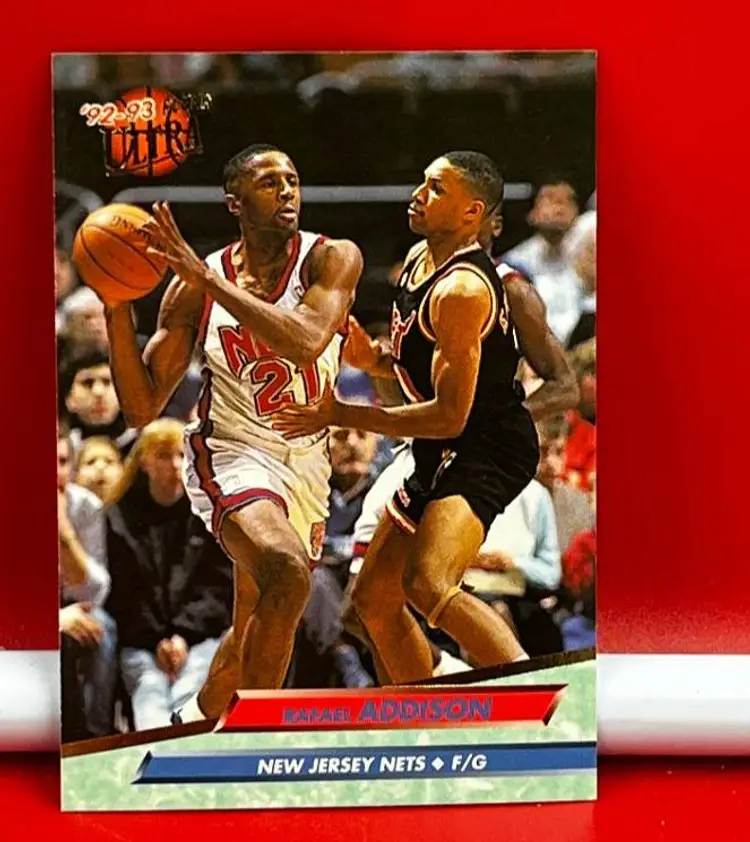 1993 Fleer Ultra Collector Basketball Trading Card Nets Rafael Addison #312