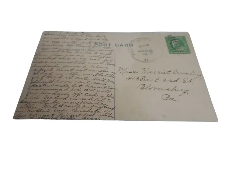 Vintage Postcard Dutch Children kids 1912 posted with stamp